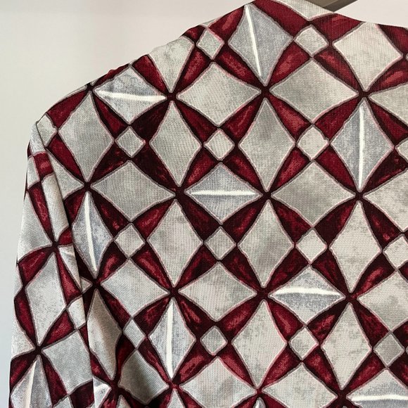 Balenciaga Knee-Length Wrap Print Dress - Picture 5 of 7